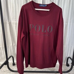 Polo by Ralph Lauren Men's Burgundy Sweater